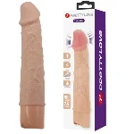 Перезаряжаемый вибратор реалистик Pretty Love - Leander Realistic Vibrating Dildo, BW-500080 - мініатюра 1
