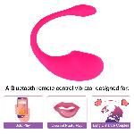 Вагинальное виброяйцо "Egg Vibrator", смарт управление, цвет розовый, 9 режимов вибрации - мініатюра 10