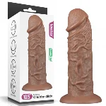 Фаллос гигант на присоске 10.5'' King-sized Dildo, Brown - мініатюра 1