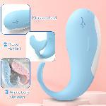 Виброяйцо "Cute whale", розовый с пультом ДУ, 10 режимов - мініатюра 2