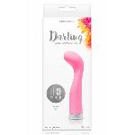 Вибратор для точк G - Luxe Darling розовый - мініатюра 4