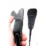 Стек из натуральной кожи Spanker черный - мініатюра 2