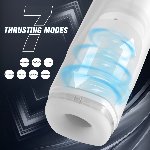 Мастурбатор “Carrie Cup telescopic”, 10 режимовтвибрации, движения вверх/вниз - мініатюра 4
