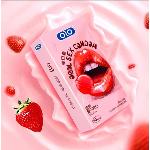 Презервативы OLO ультратонкие 001 с клубничным вкусом для орального секса (упаковка 10шт) - мініатюра 3