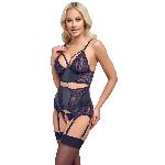 Сексуальный кружевной корсет Set Cottelli LINGERIE Размер S - мініатюра 2