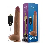 Вибратор на присоске EGZO Ciberskin DVR004 ( 23 см х 5,5 см ) - мініатюра 1