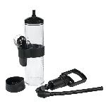 Вакуумная помпа с вибрацией Powerpump MAX Vibrating - Black&Clear - мініатюра 8