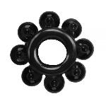 Набор эрекционных колец Cock Rings Set, Black - мініатюра 5