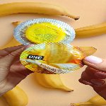 Презервативы ONE Banana Split (ароматизированные)(по 1 шт)(упаковка может отличаться цветом и рисунк - мініатюра 1