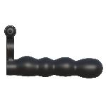 Насадка на член для двойного проникновения с виброкольцом Posable Partner Double Penetrator - мініатюра 3