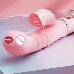 Вибратор-кролик "Vibro licking", 12 режимов вибрации, цвет розовый - мініатюра 7