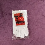 Сексуальные  женские перчатки коротенькие белые S/L - мініатюра 1