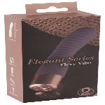 Ребристый вибратор с 10 режимами вибрации Elegant Flexy Vibe - мініатюра 1