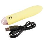Желтый мини-вибратор Cuties Mini Vibrator с 7 различными вибрационными режимами - мініатюра 4