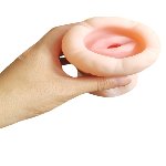 Мастурбатор Ротик Gentle hole без вибрации телесный - мініатюра 5