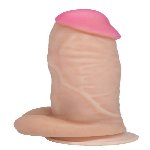 Фаллоимитатор EGZO Ciberskin DS011 ( 22,5 см х 5,5 см ) - мініатюра 2