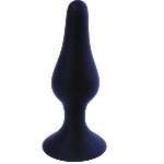 Анальный плаг Silicone Plug Black - Small, BS6400092 - мініатюра 2