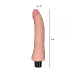 Вибратор с оригинальной формой изгиба 9" Real Softee - мініатюра 5