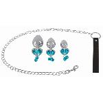 Набор из 4-х пробок с поводком Butt Plug Set with a Leash S, M, L - мініатюра 8