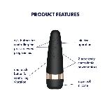 Вакуумный клиторальный стимулятор Satisfyer Pro 3 Vibration 10 режимов вибрации и 11режимов вакуума - мініатюра 2