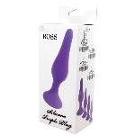 Анальный плаг Silicone Plug Purple - Extra Large - мініатюра 6