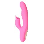 Вибратор с клиторальным язычком Pearl Licking vibrator 10 режимов вибрации 10 режимов язычковой вибр - мініатюра 3