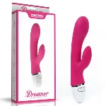 Вибромассажер с клиторальным стимулятором Rabbit Vibrator USB Rechargeable - мініатюра 1
