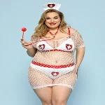 Эротический костюм медсестры Gwen XL/XXL - мініатюра 1