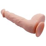 Фаллоимитатор на присоске Baile Beautiful JASON 9,4'' Flesh - мініатюра 6