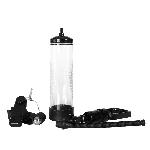Вакуумная помпа с вибрацией Powerpump MAX Vibrating - Black&Clear - мініатюра 7