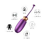Виброяйцо с подогревом и пультом ДУ - Vibrating Silicone Love EGG USB - мініатюра 8