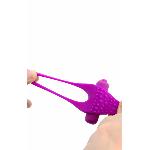 Эрекционное кольцо Purple Erection с вибрацией цвет лиловый - мініатюра 6