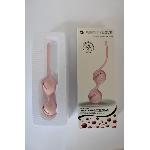 Вагинальные шарики Pretty Love Kegel BALL I, цвет бежевый - мініатюра 4