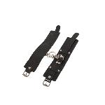 Наручники Leather Dominant Hand Cuffs, Black - мініатюра 3