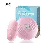 Вибро-яйцо с проводным управлением и 7 режимами вибрации Lilo Pink - мініатюра 1