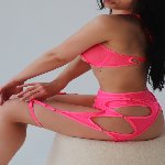 Сексуальное белье «Sexy butterfly», цвет розовый, размер М - мініатюра 3