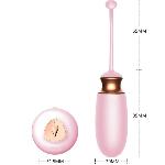 Виброяйцо с подогревом и пультом ДУ - Vibrating Silicone Love EGG USB - мініатюра 7