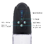 Вакуумная помпа для мужчин CANWIN P668AU, электрическая, автоматическая, 8 режимов - мініатюра 7