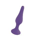 Анальный плаг Silicone Plug Purple - Small - мініатюра 2