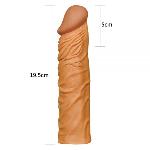 Реалистичная насадка для полового члена в телесном цвете Add 2" Pleasure X Tender - мініатюра 6