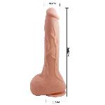 Фаллоимитатор на присоске Baile Beautiful JACK 10,2'' Flesh - мініатюра 9
