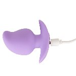 Анальная пробка с вибрацией Vibrating Mini Butt Plug Purple - мініатюра 4