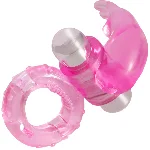 Эрекцонное кольцо Cuddle Vibro Pro 7режимов вибрации цвет розовый - мініатюра 1
