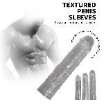 Набор насадок " Textured Penis Sleeves", цвет бесцветный - мініатюра 2