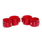 Фиксатор для запястий и лодыжек Fixation Me Ankle, Red - мініатюра 1