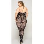 Бодистокинг с чарующими узорами(с доступом) XL/XXL - мініатюра 2