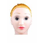 Надувная кукла " BARBI- 3D " с вставкой из киберкожи и вибростимуляцией - мініатюра 3