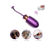 Виброяйцо с подогревом и пультом ДУ - Vibrating Silicone Love EGG USB - мініатюра 3