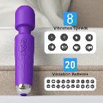 Вибратор микрофон «Violet Microphone», 20 режимов вибрации ,фиолетовый - мініатюра 7