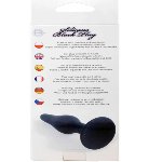 Анальный плаг Silicone Plug Black - Small, BS6400092 - мініатюра 7